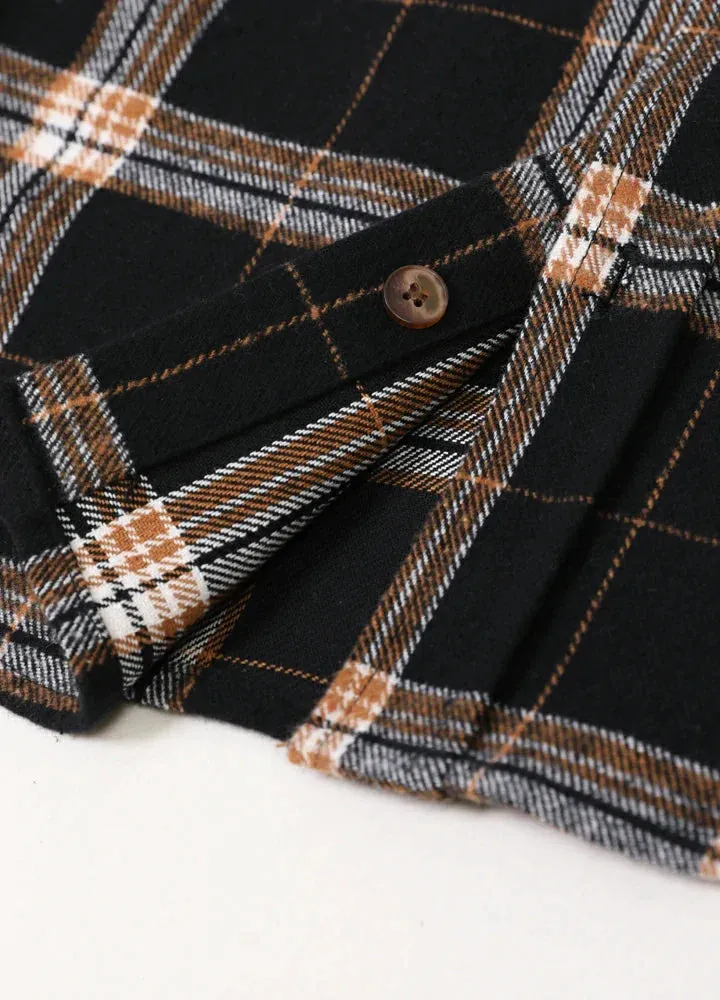 Men's Stalwart Heavyweight Flannel Shirts,10.6oz,Relaxed Fit