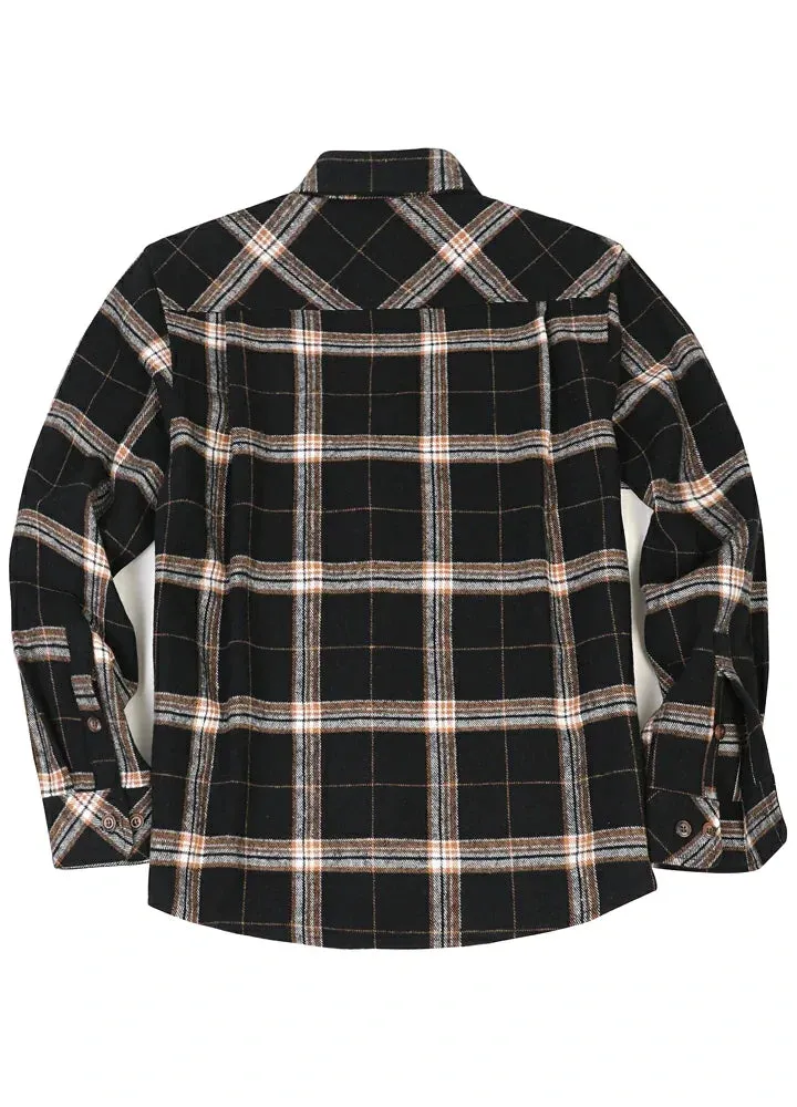 Men's Stalwart Heavyweight Flannel Shirts,10.6oz,Relaxed Fit