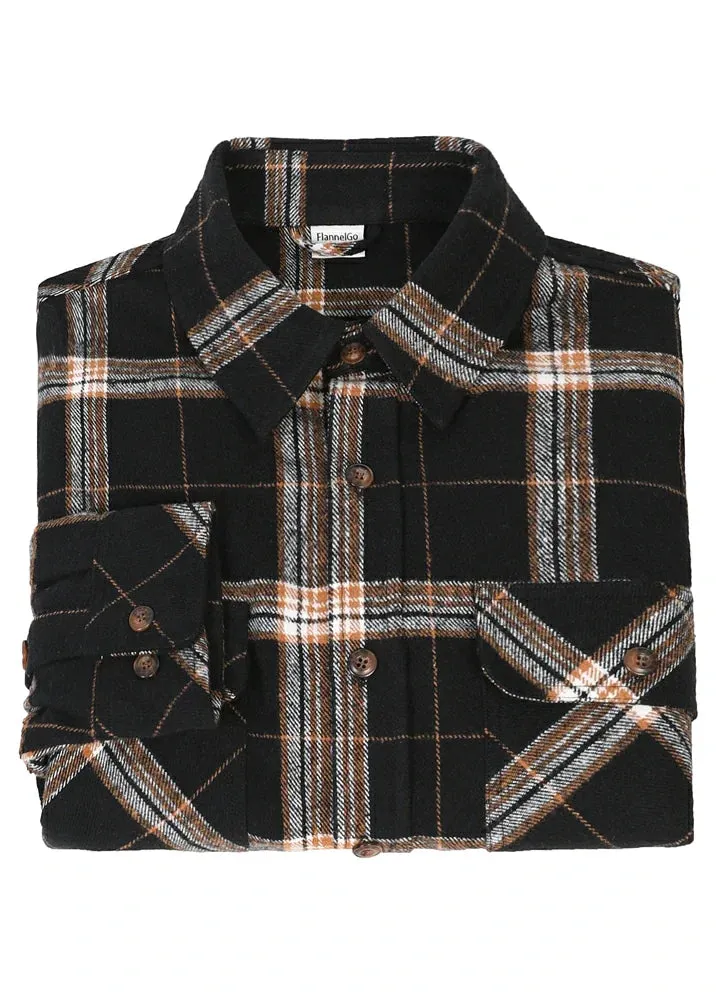 Men's Stalwart Heavyweight Flannel Shirts,10.6oz,Relaxed Fit