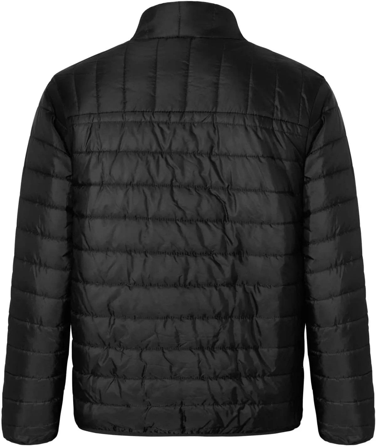 Mens Stand Collar Puffer Jacket Zip Up Quilted Down Jacket Lightweight Padded Insulated Puffer Coats Winter Jackets Outerwear