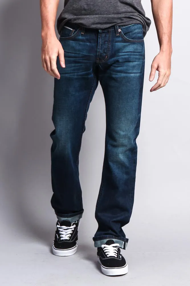 Men's Straight Fit Selvedge Jeans