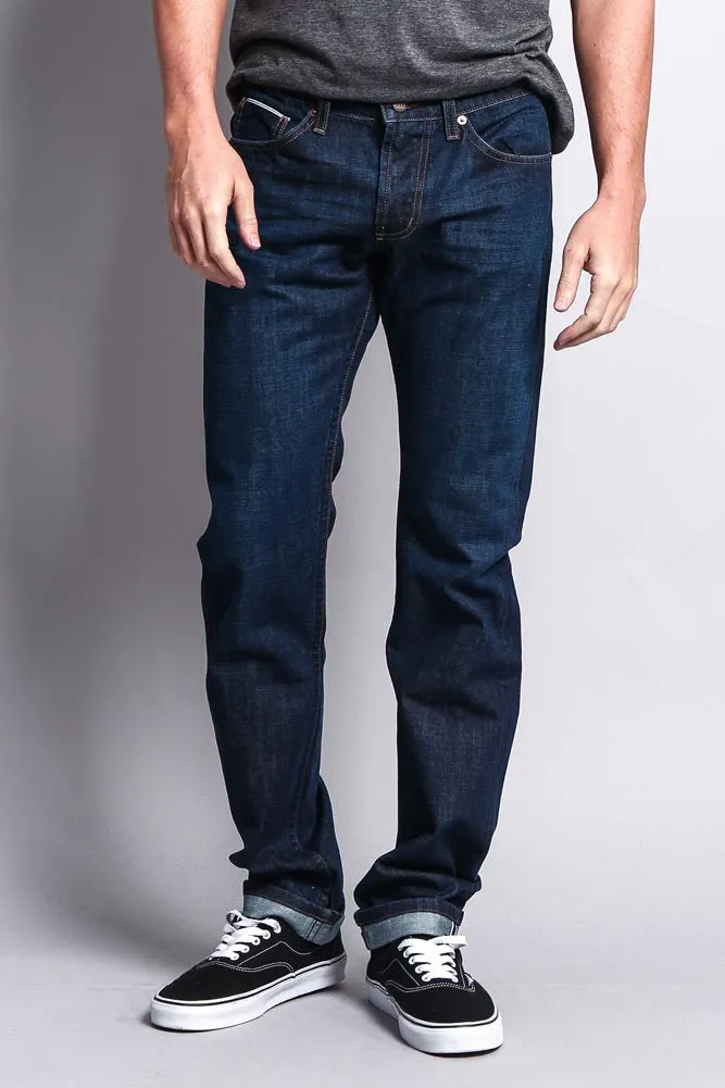 Men's Straight Fit Selvedge Jeans