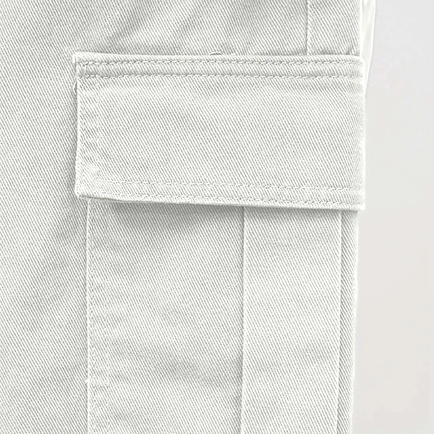 Men's Stretch Waist Cargo Shorts with Multi-Pocket Baggy Work Shorts Lightweight Outdoor Casual Summer Beach Pants for Men