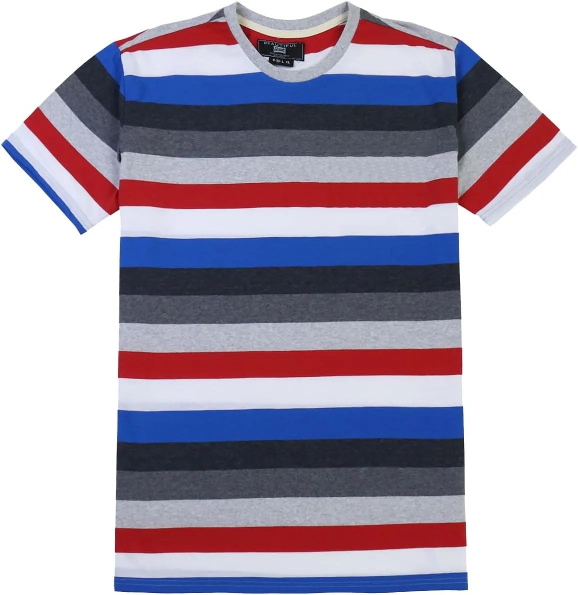 Men's Striped T-Shirt Collection - Casual & Comfortable Cotton Tees, Variety of Colors
