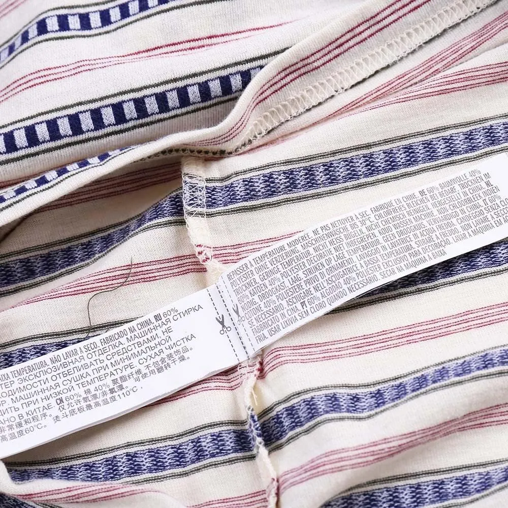 Men's Striped T-Shirt Collection - Casual & Comfortable Cotton Tees, Variety of Colors