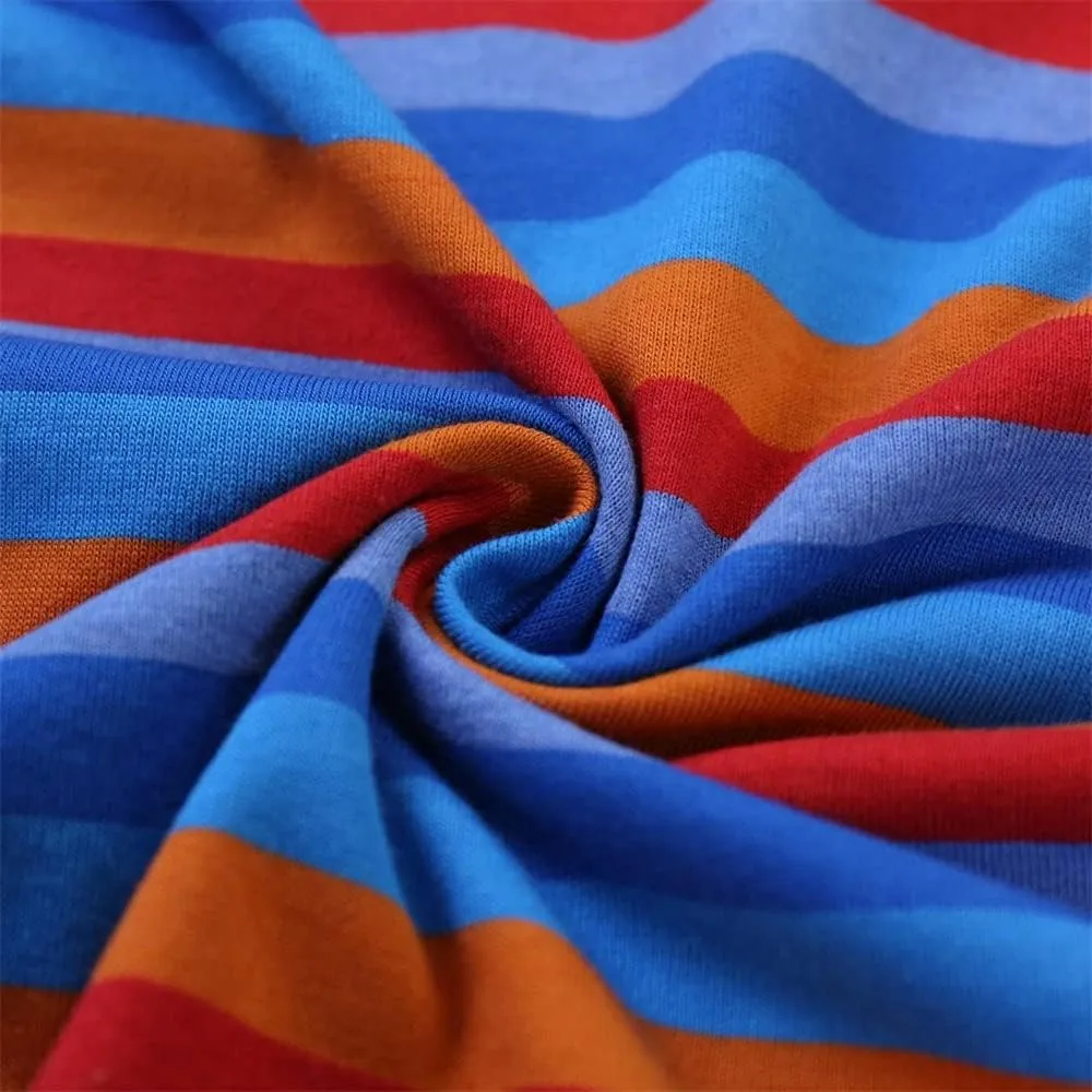 Men's Striped T-Shirt Collection - Casual & Comfortable Cotton Tees, Variety of Colors