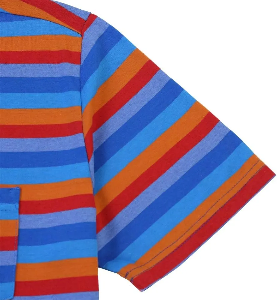 Men's Striped T-Shirt Collection - Casual & Comfortable Cotton Tees, Variety of Colors