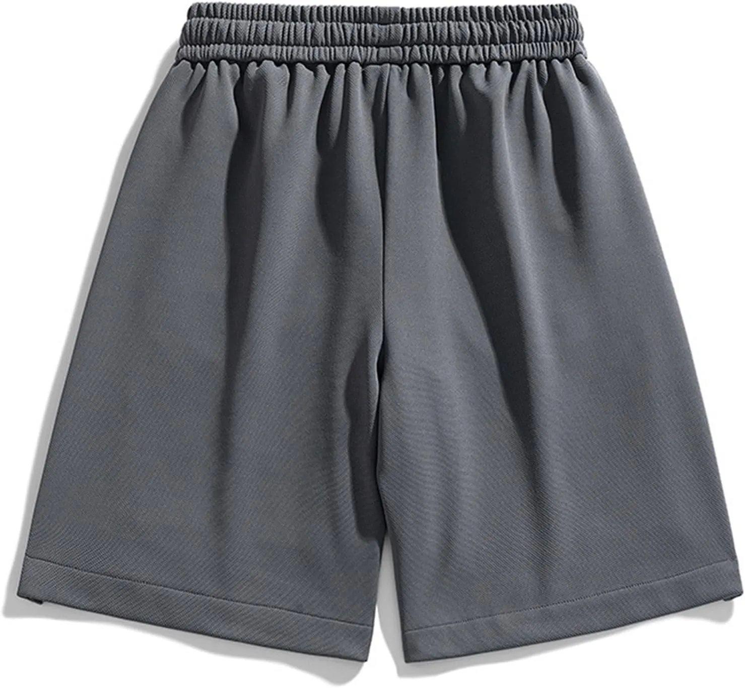 Men's Sweat Shorts 7 Inch Inseam Cotton Summer Beach Shorts Elastic Waist Casual Workout Athletic Shorts