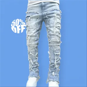 Men's Tassel Crafted Flared Jeans