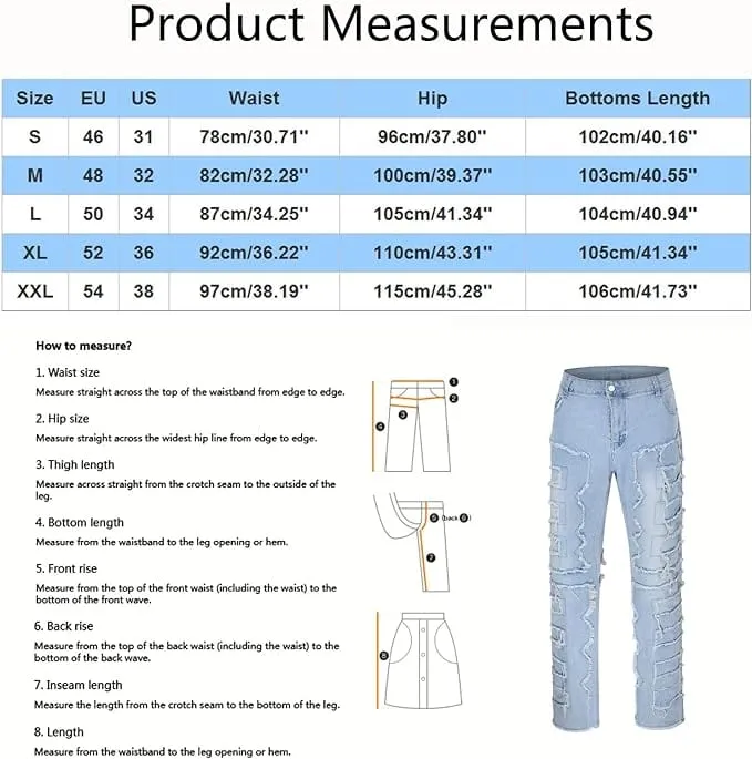 Men's Tassel Crafted Flared Jeans