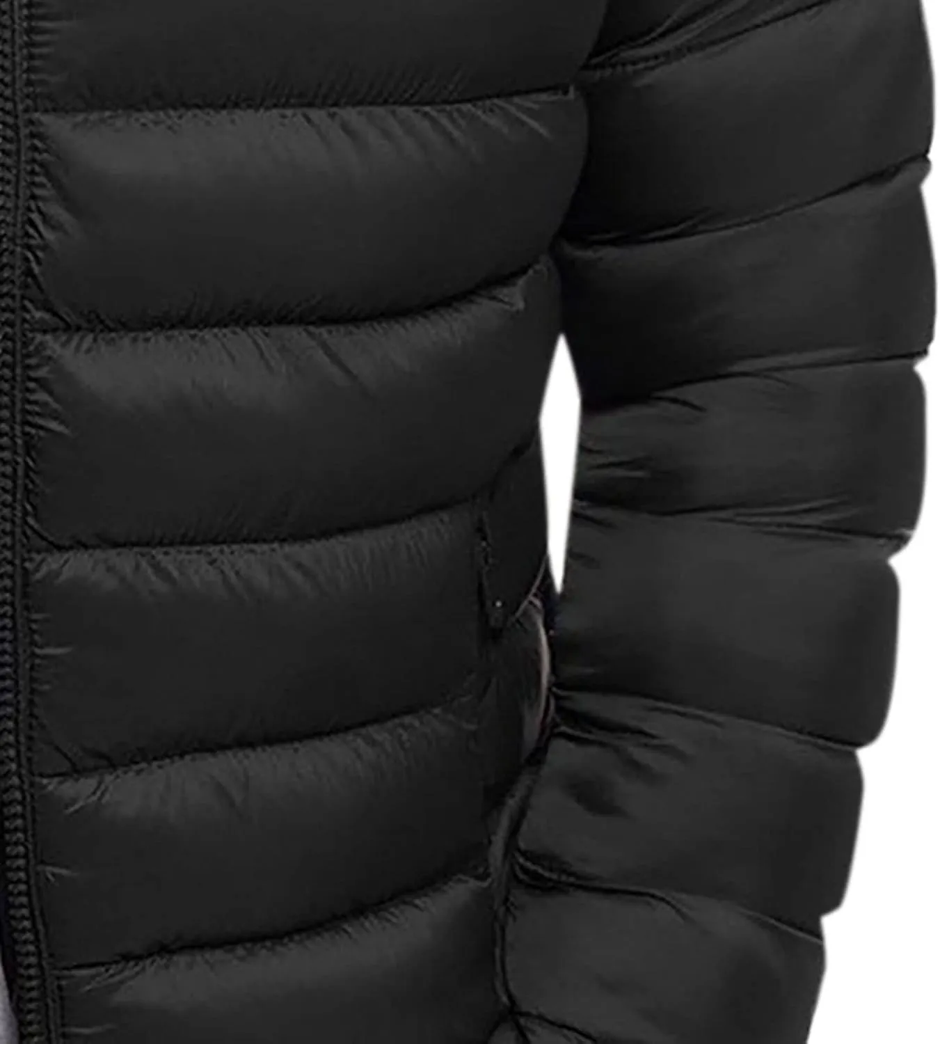 Men's Winter Coats Warm Puffy Jacket Full Zip Puffer Jacket Quilted Insulated Jacket Down Jacket for Men
