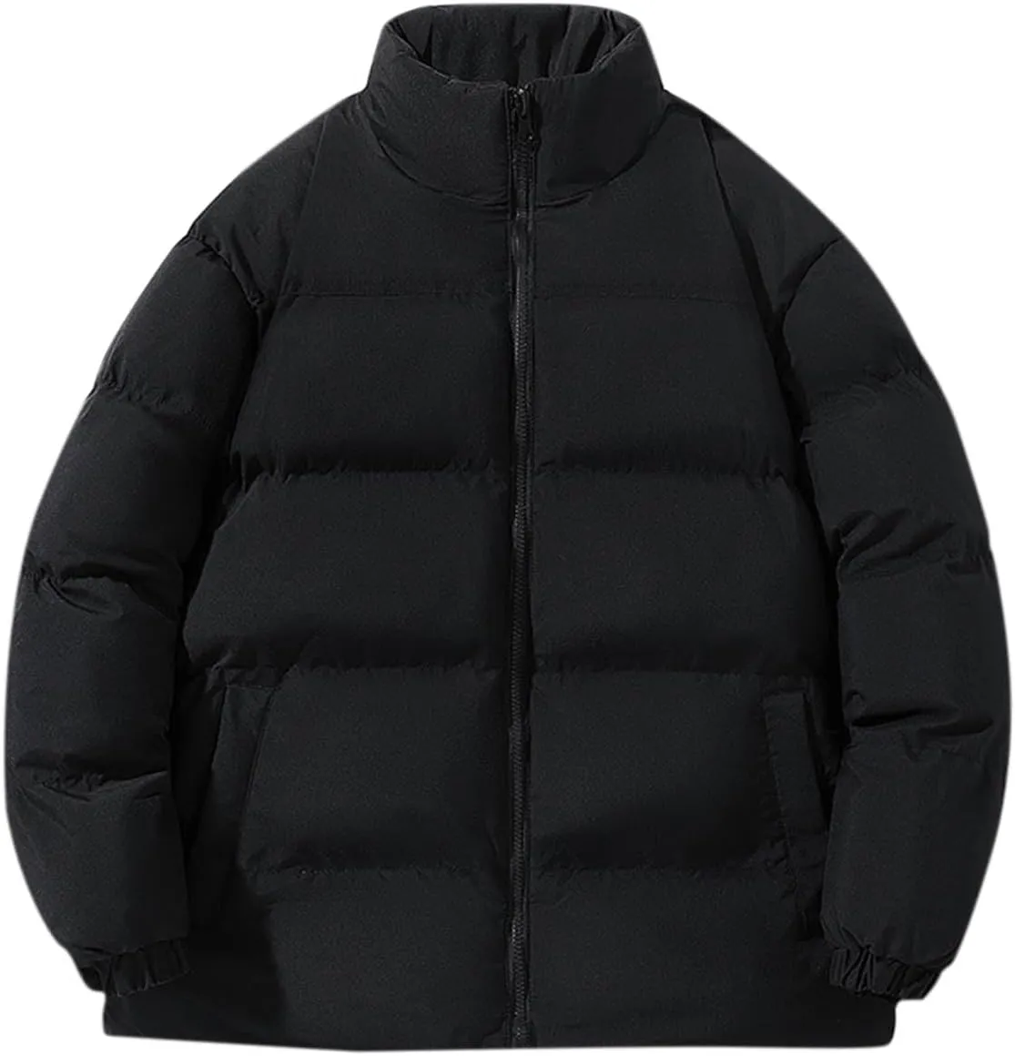 Mens Winter Down Coat Warm Winter Puffer Jacket Waterproof Thicken Insulated Windproof Quilted Coat Outwear Plus Size