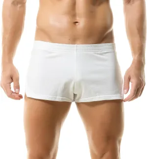Mens Workout Sweat Shorts 3 Inch Cotton Fitness Running Shorts Simple Active Shorts