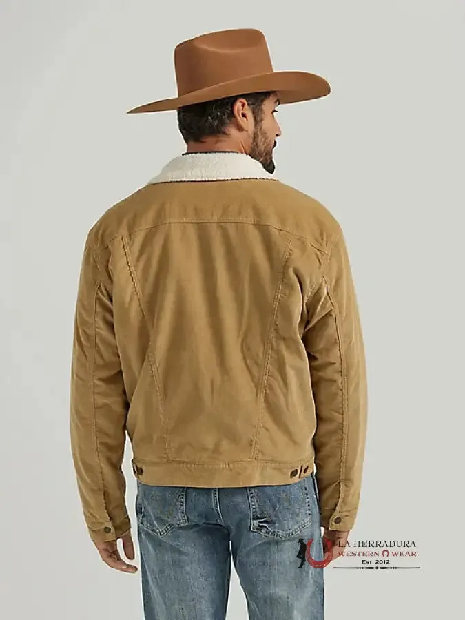MEN'S WRANGLER® COWBOY SHERPA LINED CORDUROY JACKET