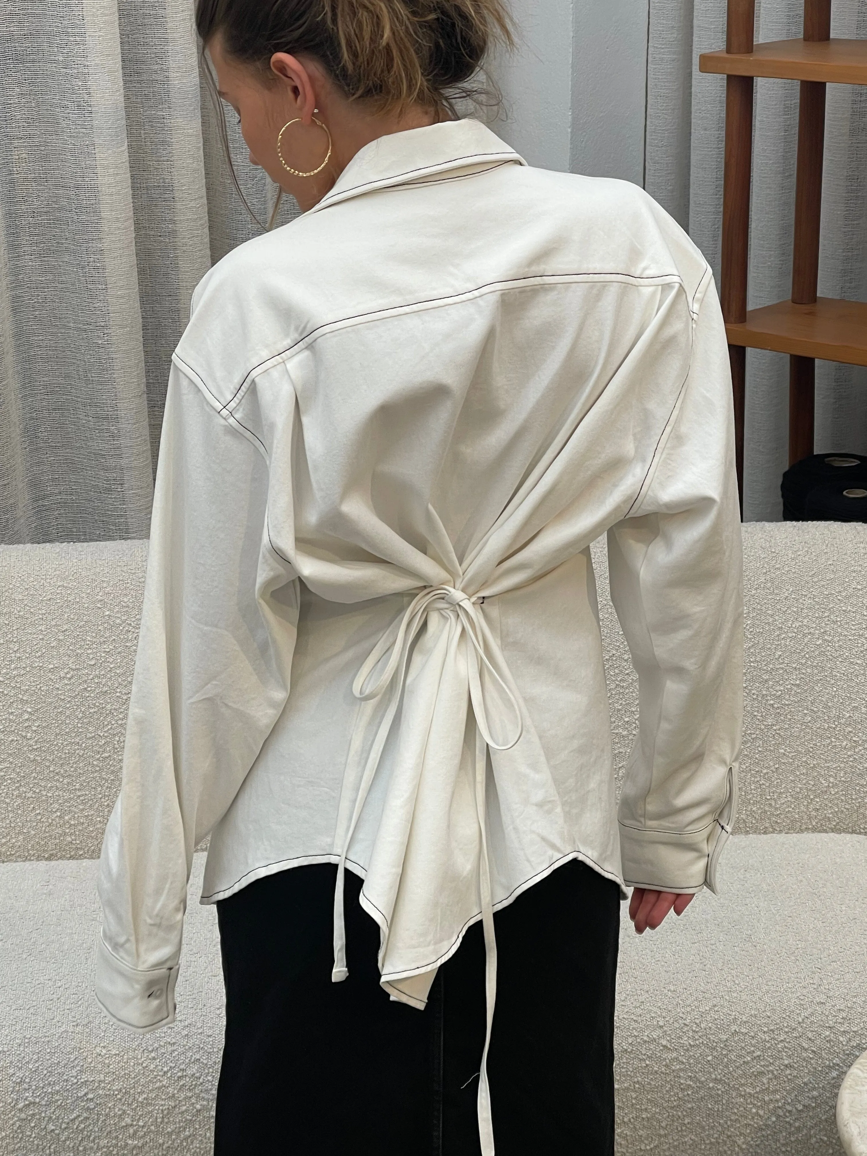 Mermaid Blouse Off White