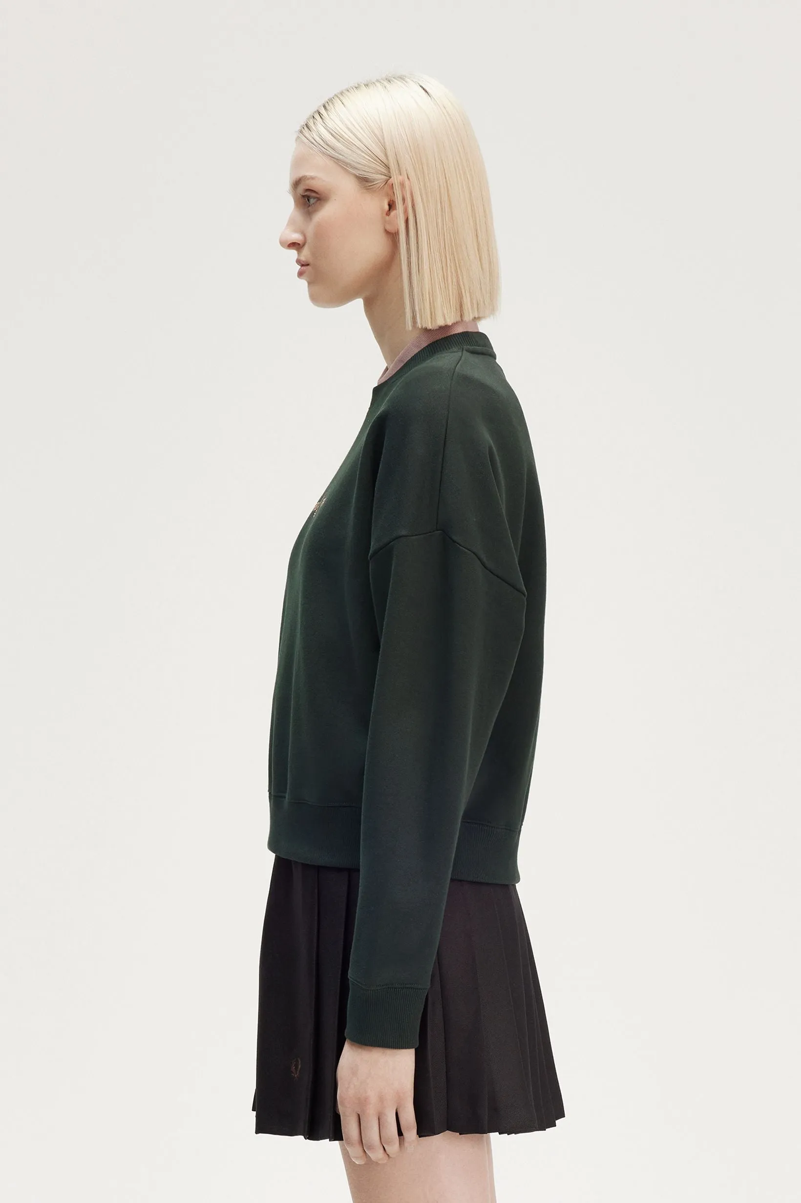 METALLIC BRANDED SWEATSHIRT
