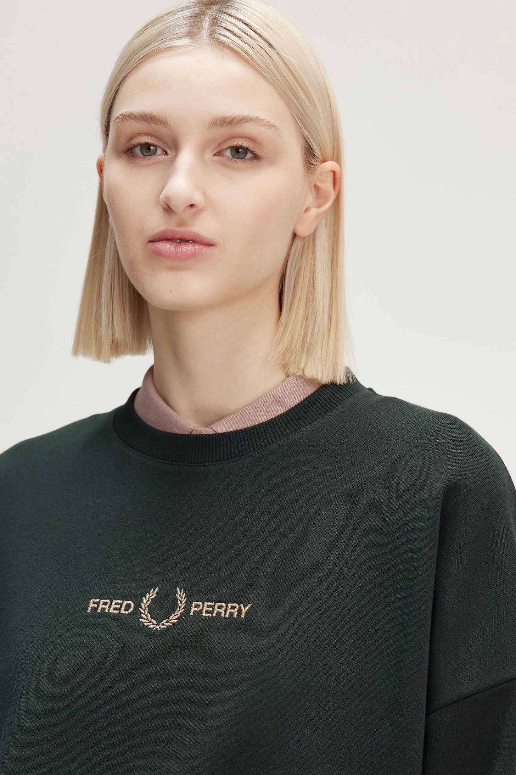 METALLIC BRANDED SWEATSHIRT