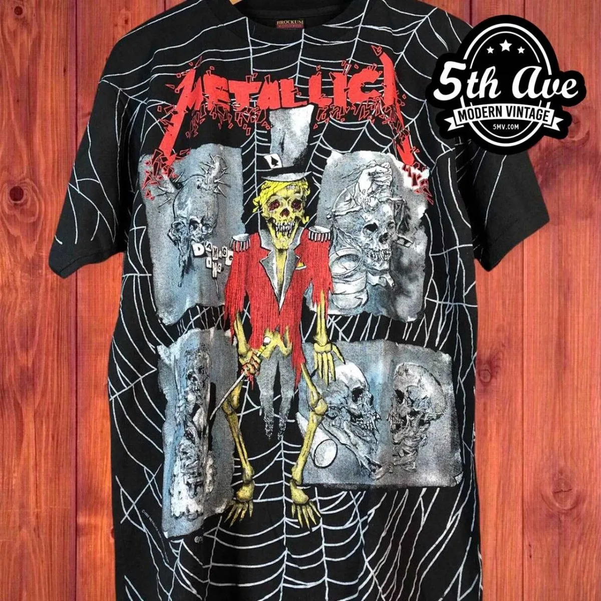 Metallica - AOP all over print New Vintage Band T shirt