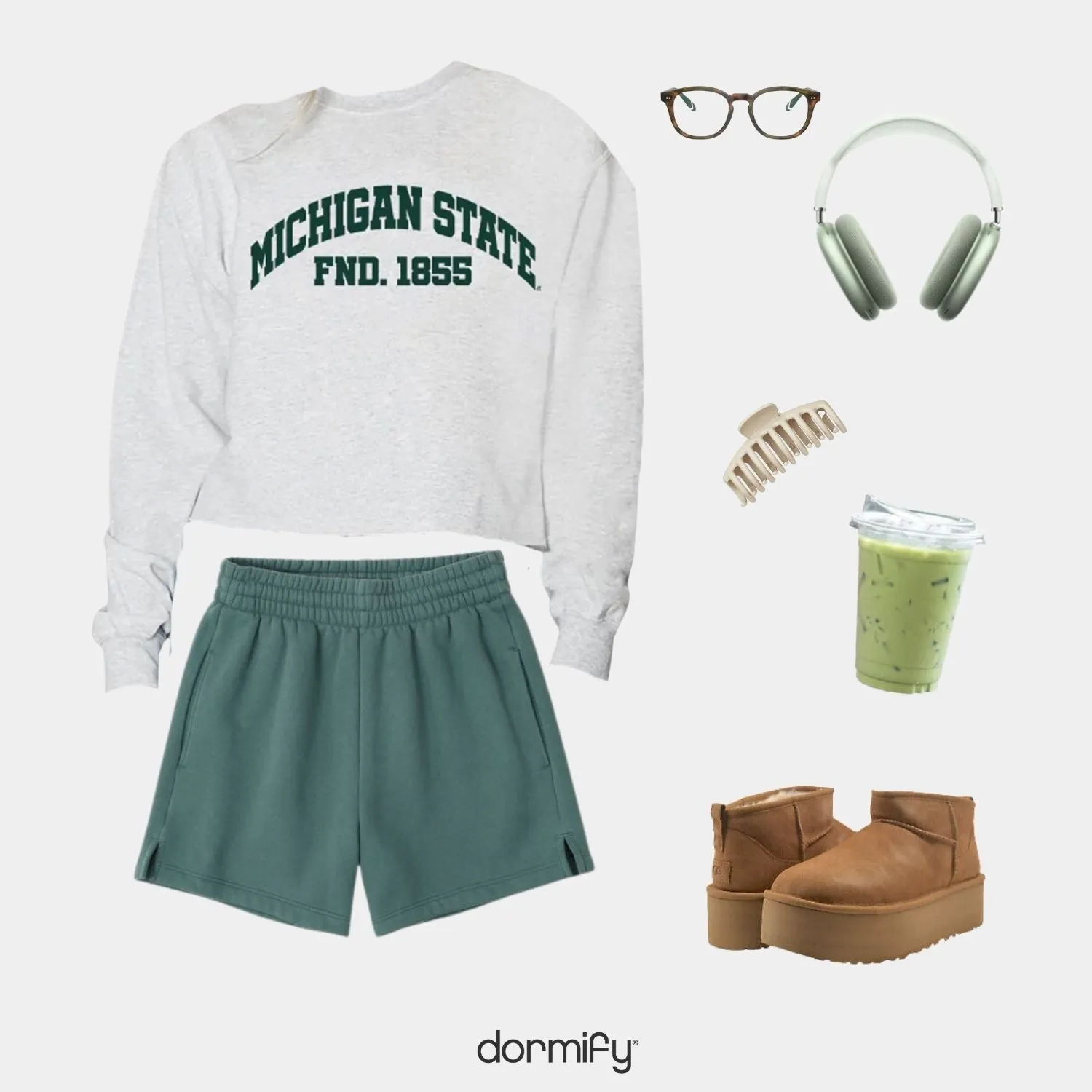 Michigan State Established Crewneck
