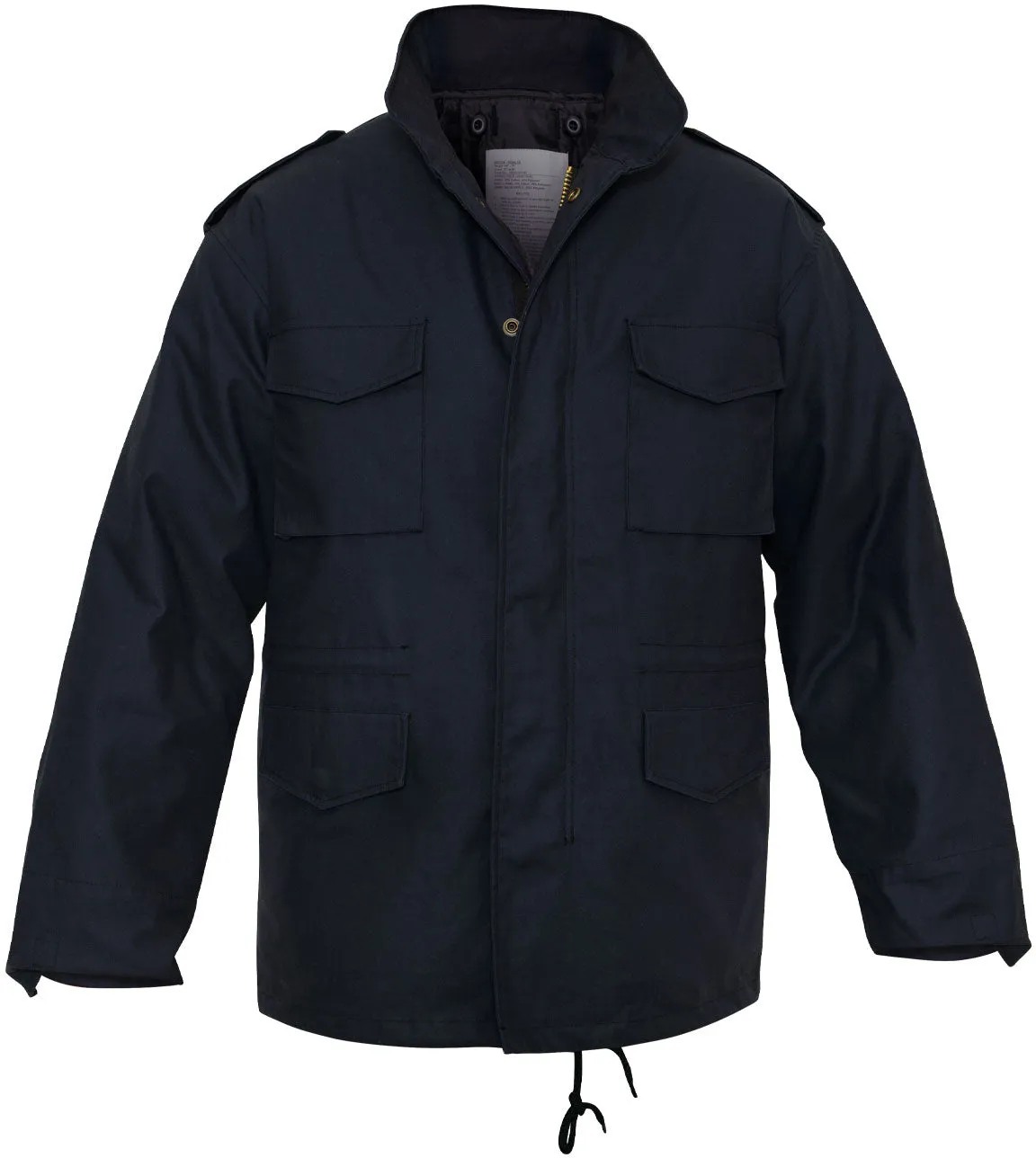 Midnight Blue - Tactical M-65 Field Jacket Army Coat M1965 - Poly/Cotton with Liner