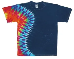 Midnight Rainbow Cascade Tie Dye T-Shirt