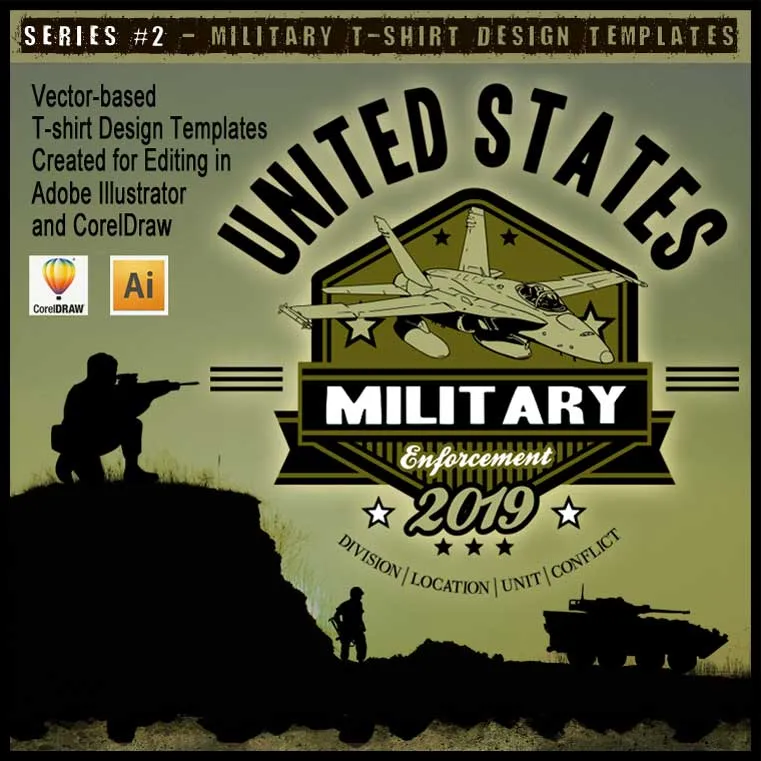 Military Art Kit Bundle for CorelDraw