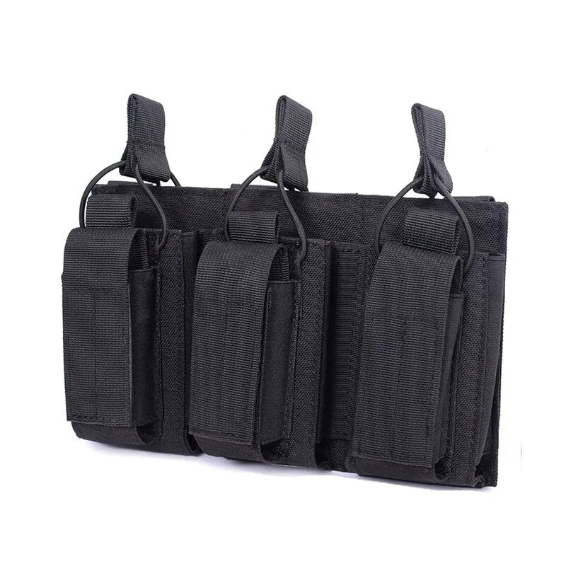 Military Tactical Open-Top 600D Molle AR 5.56 Magazine Pouch