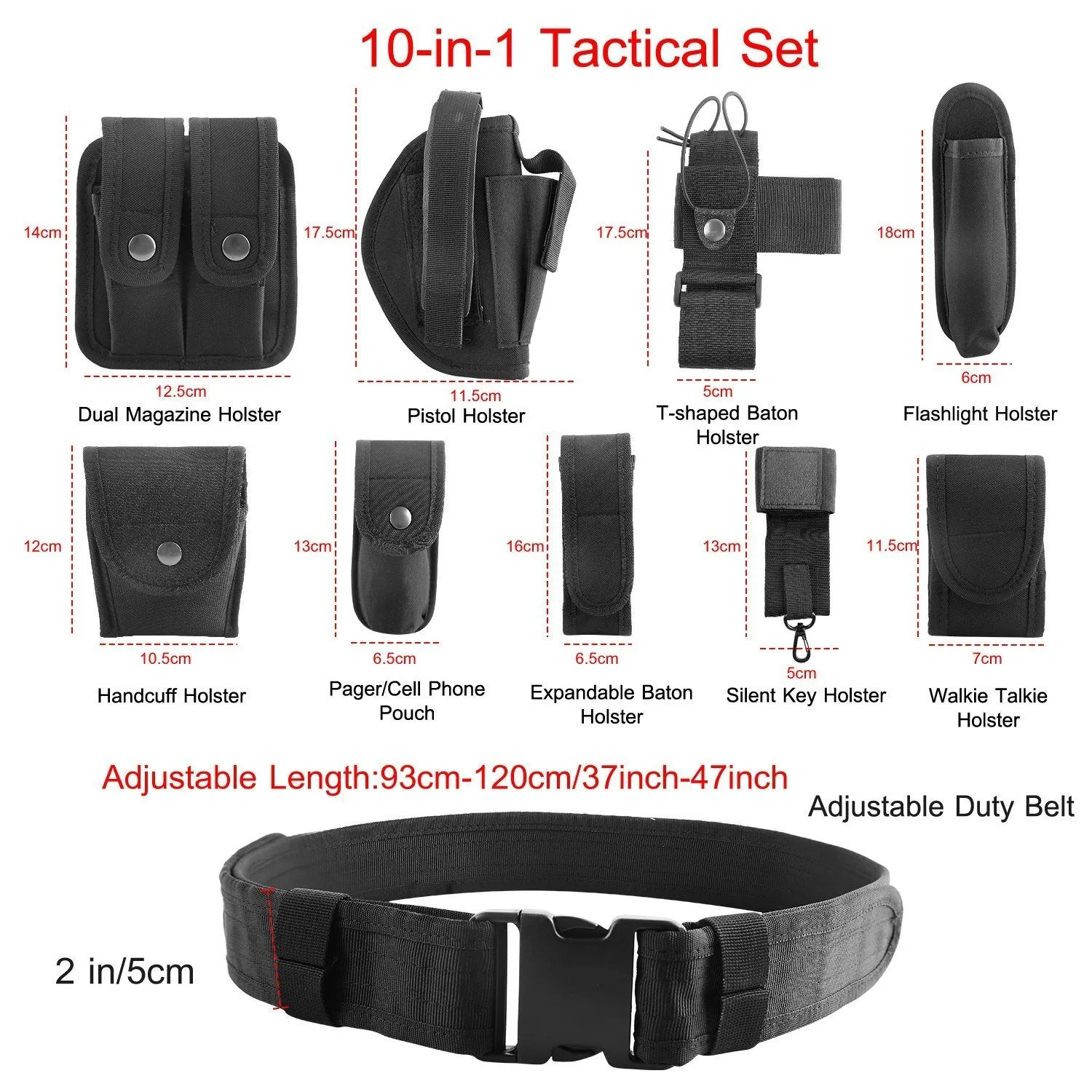 Military Utility Tactical Belt