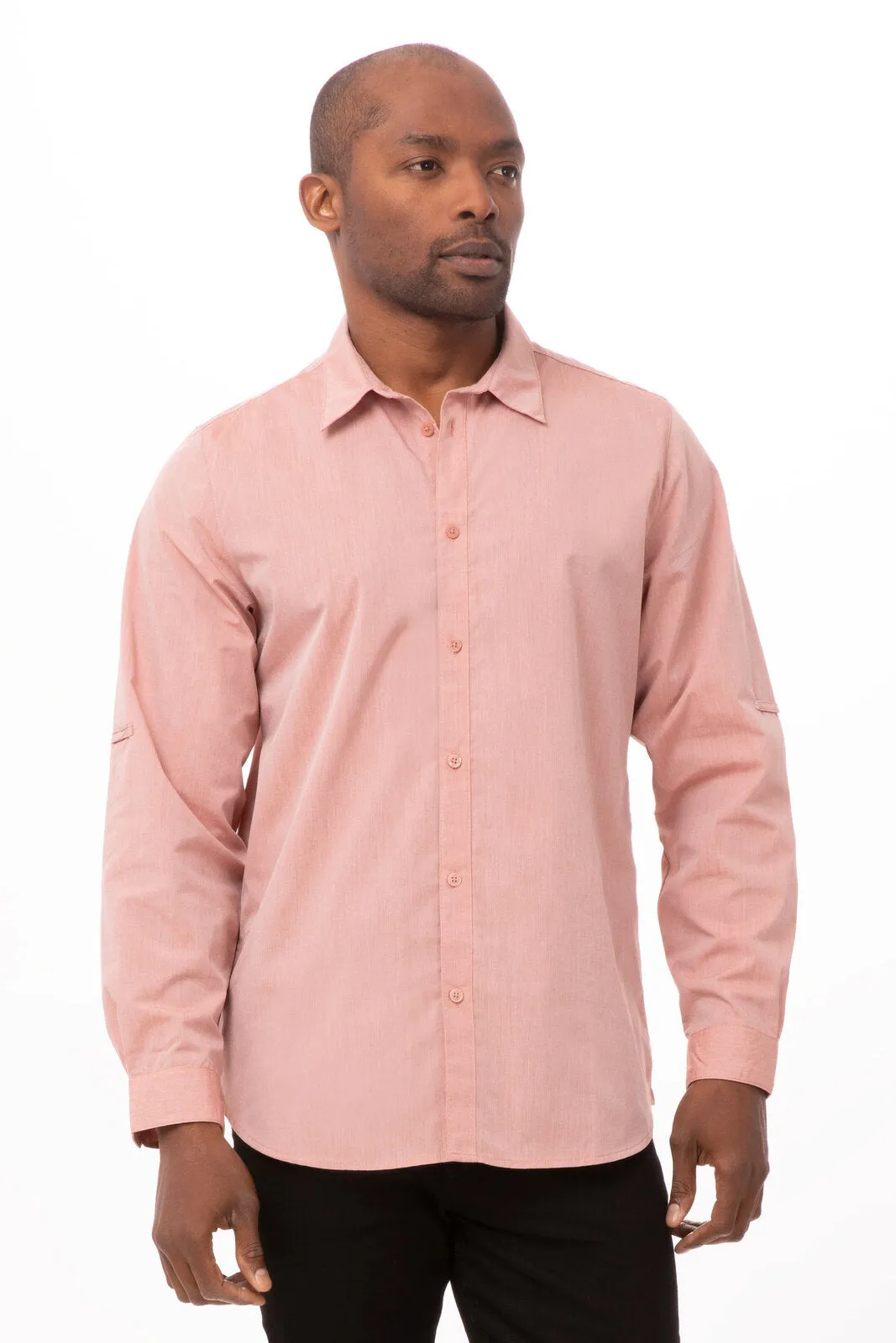 Modern Chambray Men's Dress Shirt
