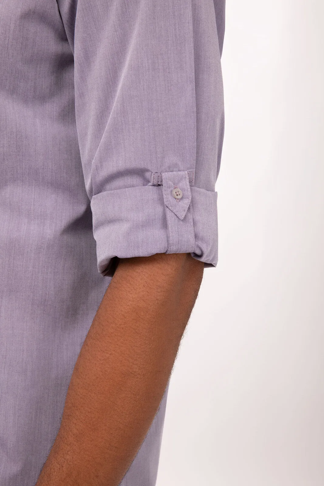 Modern Chambray Men's Dress Shirt