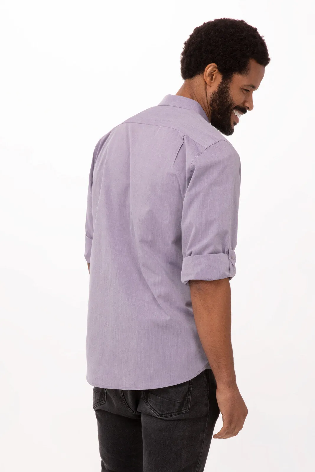 Modern Chambray Men's Dress Shirt