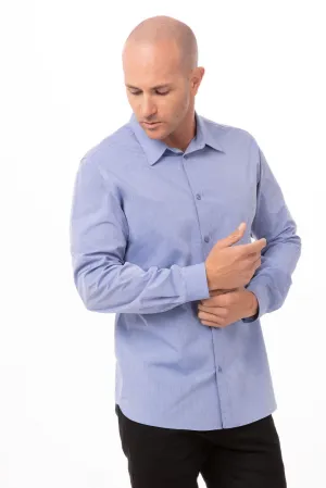 Modern Chambray Men's Dress Shirt