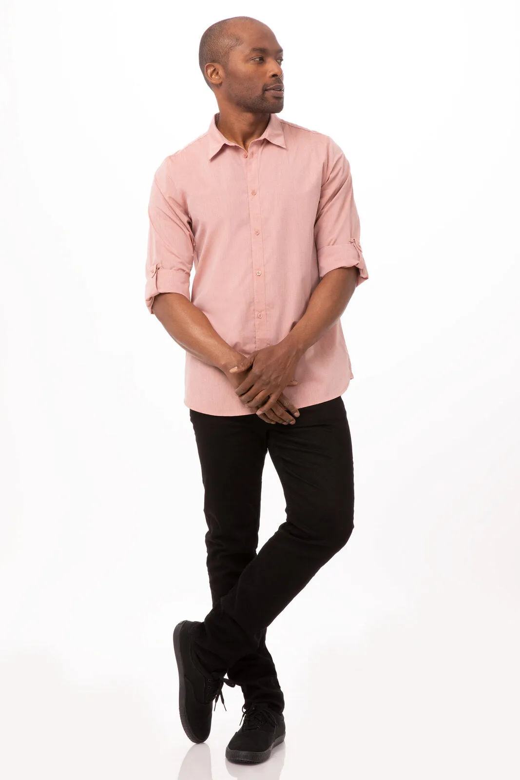 Modern Chambray Men's Dress Shirt