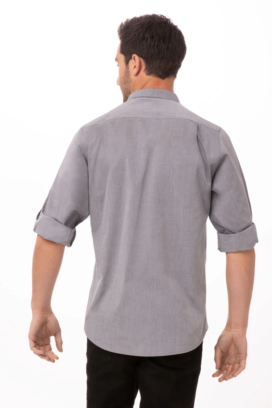 Modern Chambray Men's Dress Shirt