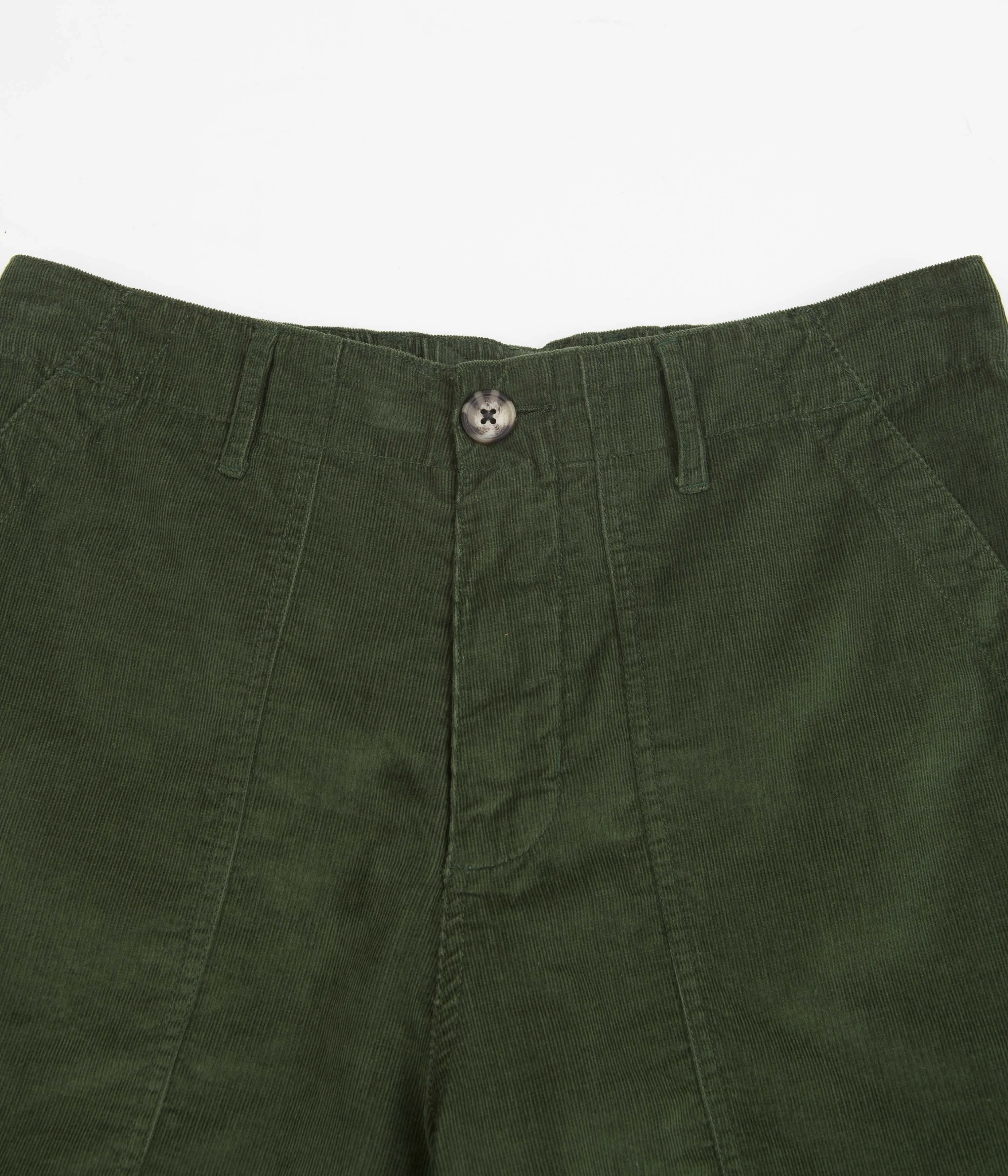 Mollusk Corduroy Salvador Shorts - Rover Green