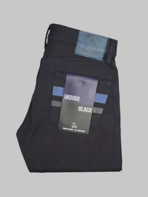 Momotaro 0306-IBSP 15.7oz Indigo X Black Tight Tapered Jeans