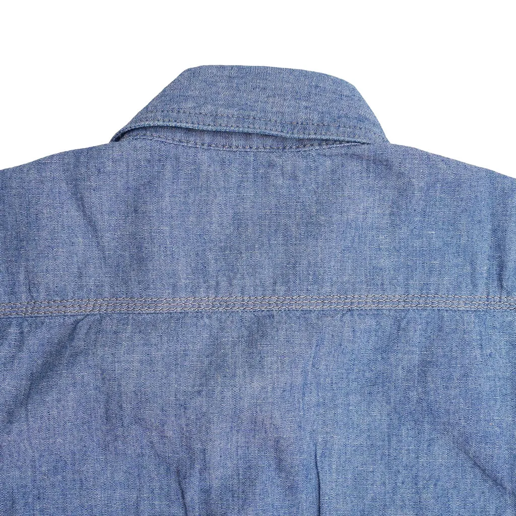Momotaro 5oz. Selvedge Chambray Work Shirt