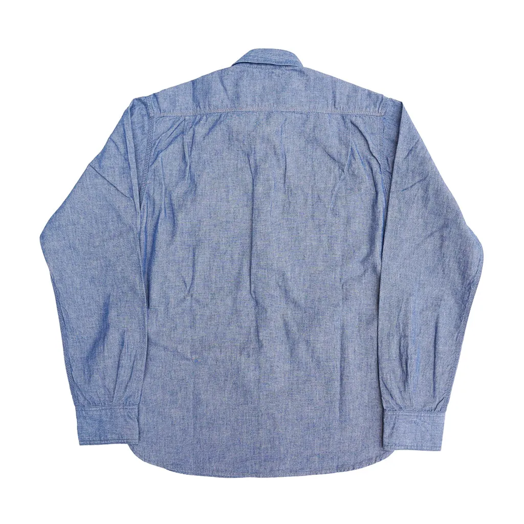 Momotaro 5oz. Selvedge Chambray Work Shirt
