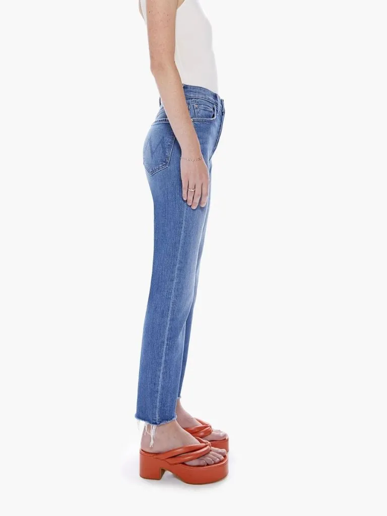 Mother Denim The Tomcat Ankle Fray High Rise Jean - From Out Of Town
