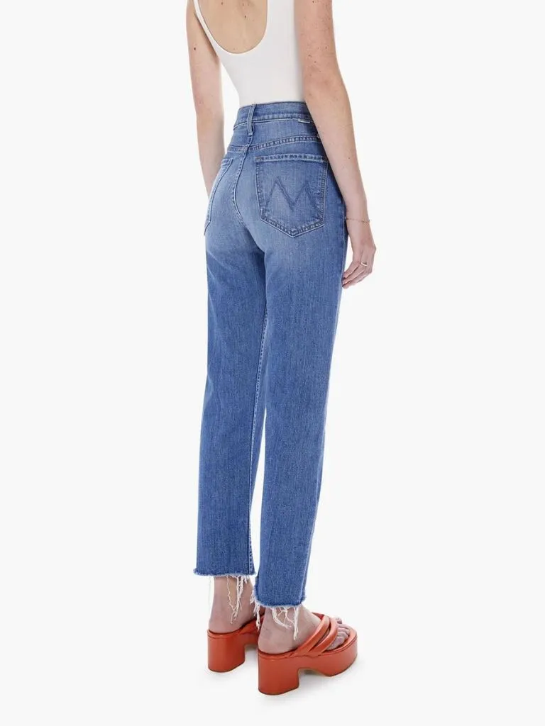 Mother Denim The Tomcat Ankle Fray High Rise Jean - From Out Of Town