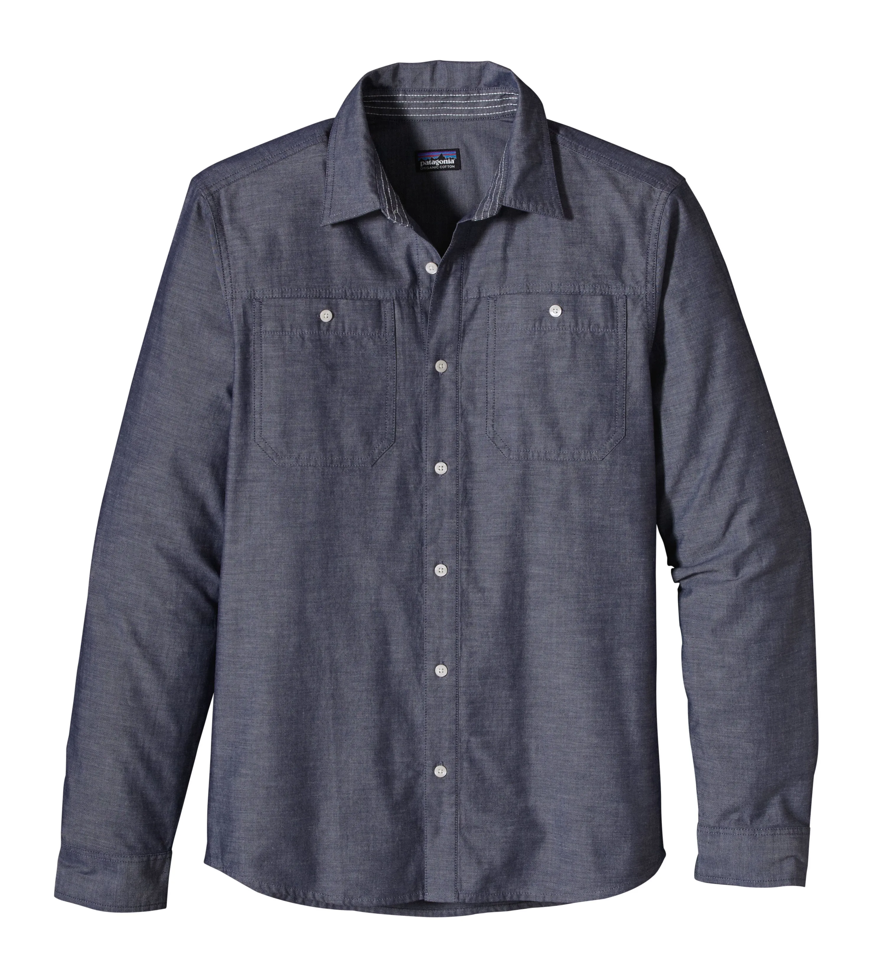 M's Long-Sleeved Chambray Shirt