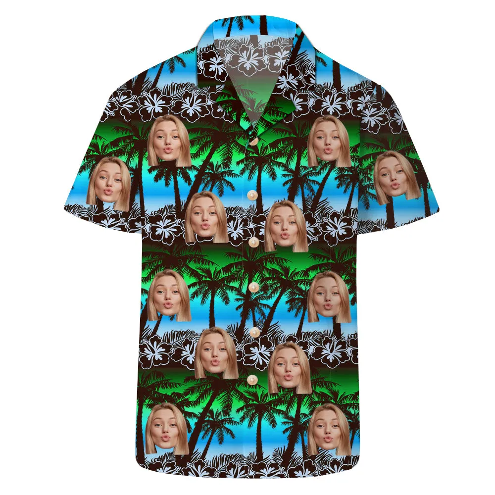 Multicolor Men's Printed Shirts Summer Hawaiian Shirts Customized Tops
