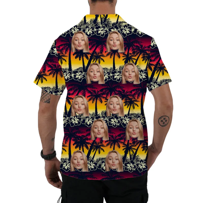 Multicolor Men's Printed Shirts Summer Hawaiian Shirts Customized Tops