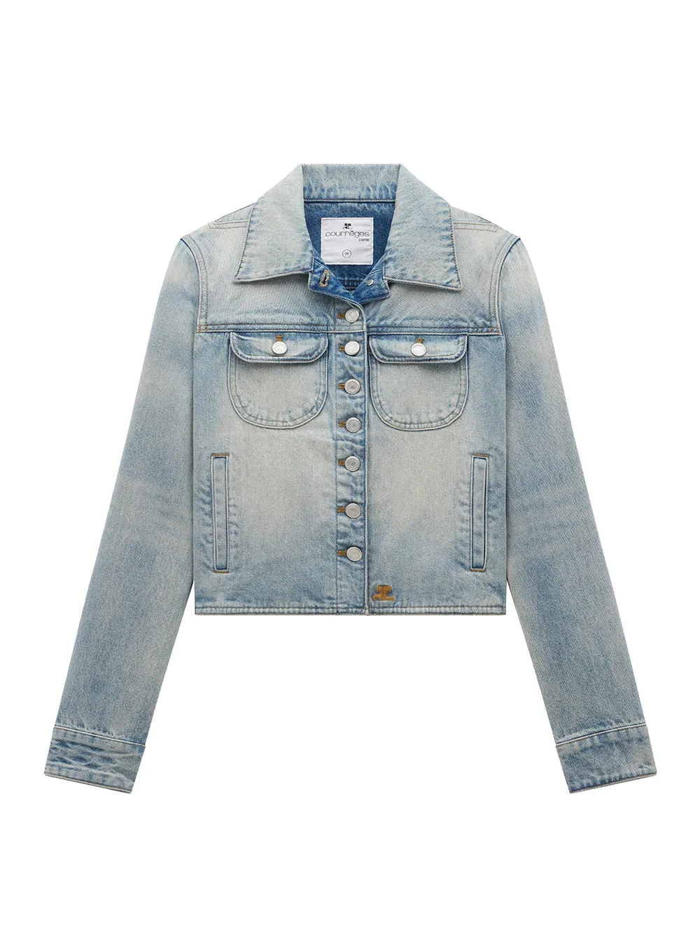 Multiflex Denim Trucker Jacket (Light Blue)
