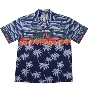 Muscle Cars Cotton Aloha Shirt
