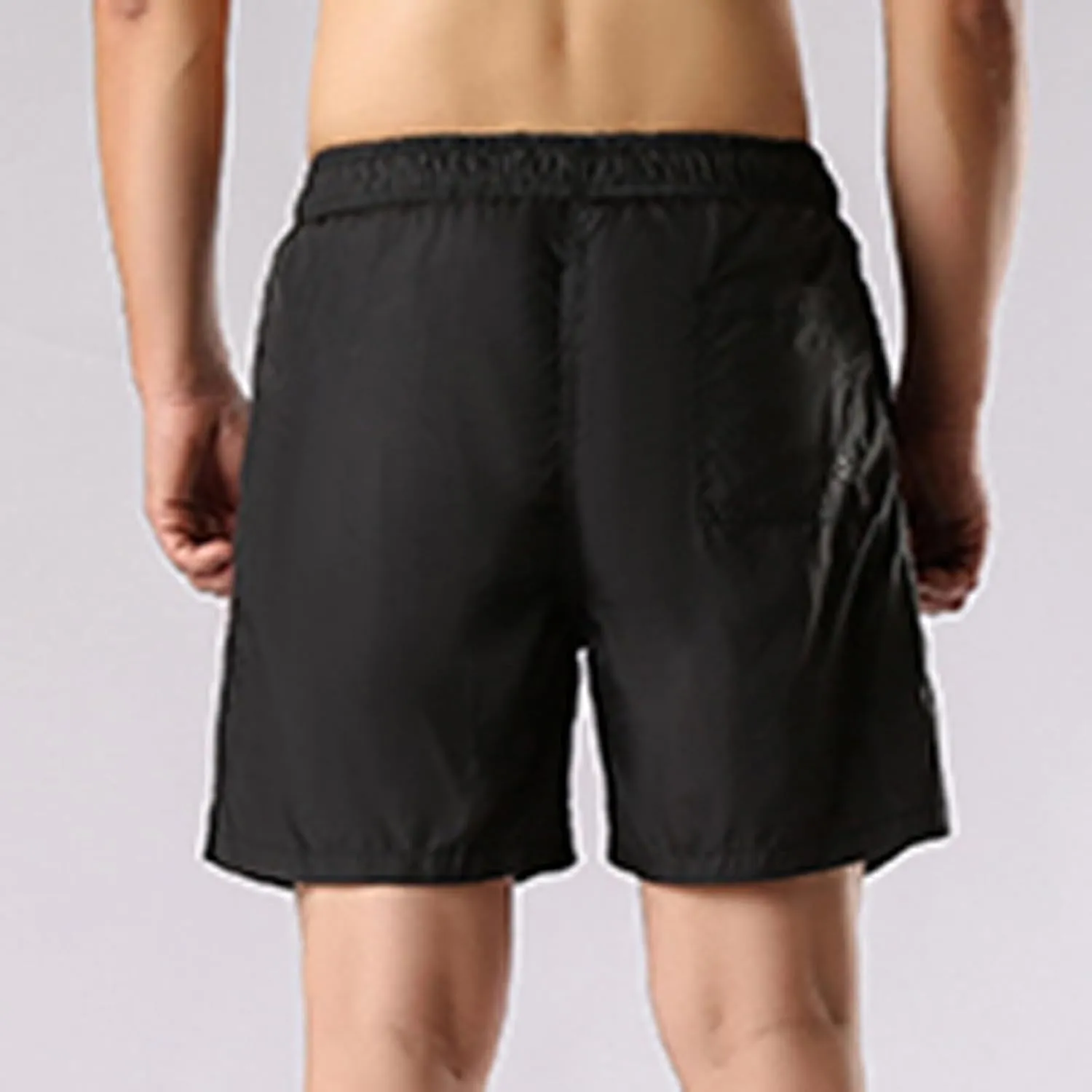 Muscularfit Black Running Shorts Summer Running Athletic Shorts Gym Sport Drawstring Elastic Waist Workout Shorts 3" Inseam