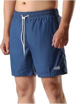 Muscularfit Black Running Shorts Summer Running Athletic Shorts Gym Sport Drawstring Elastic Waist Workout Shorts 3" Inseam