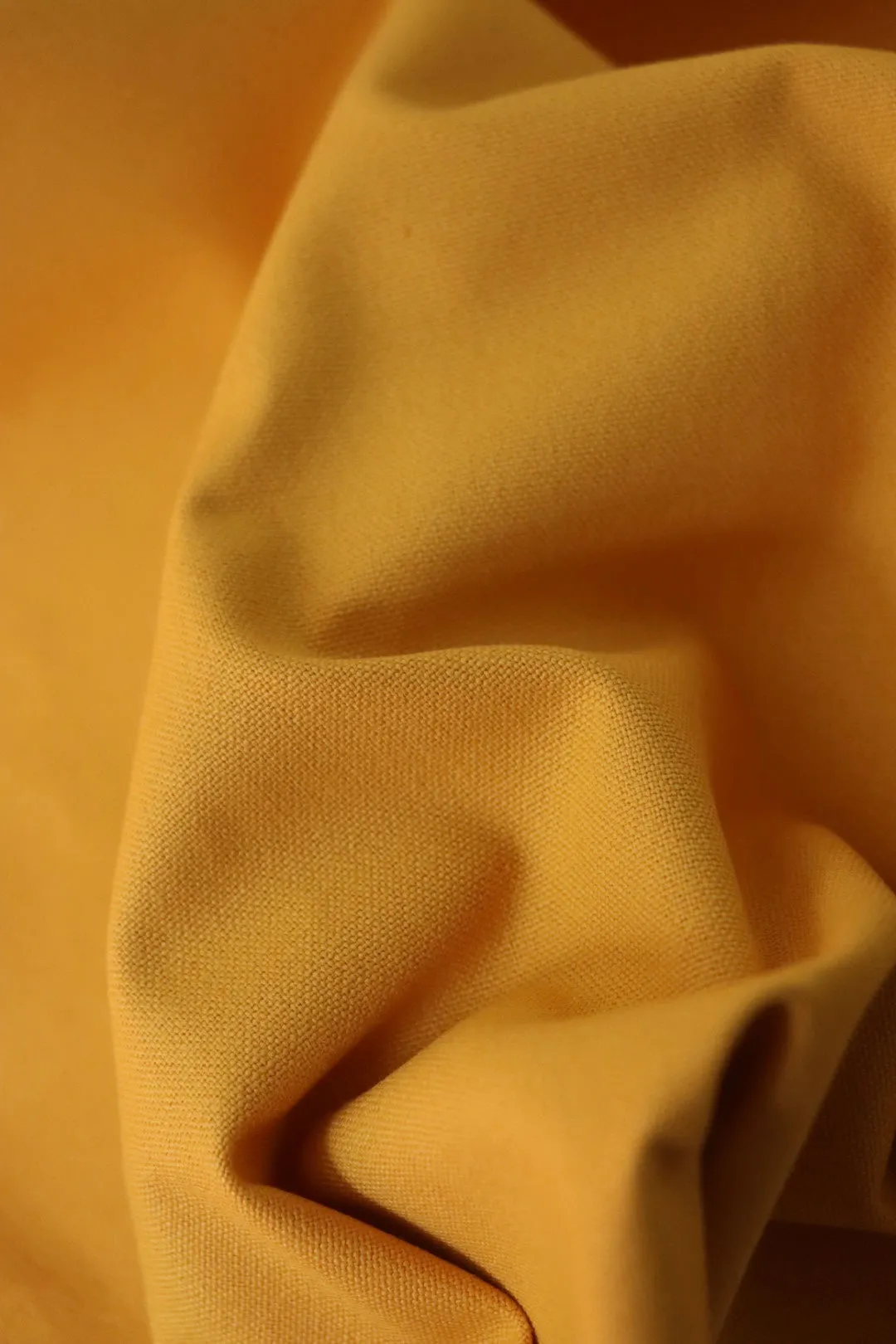 Mustard Gold 10oz Cotton Canvas | Designer Deadstock