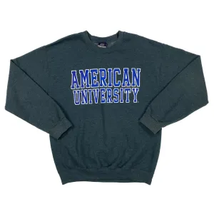 MV Sport AMERICAN UNIVERSITY College Spellout Graphic Crewneck Sweatshirt