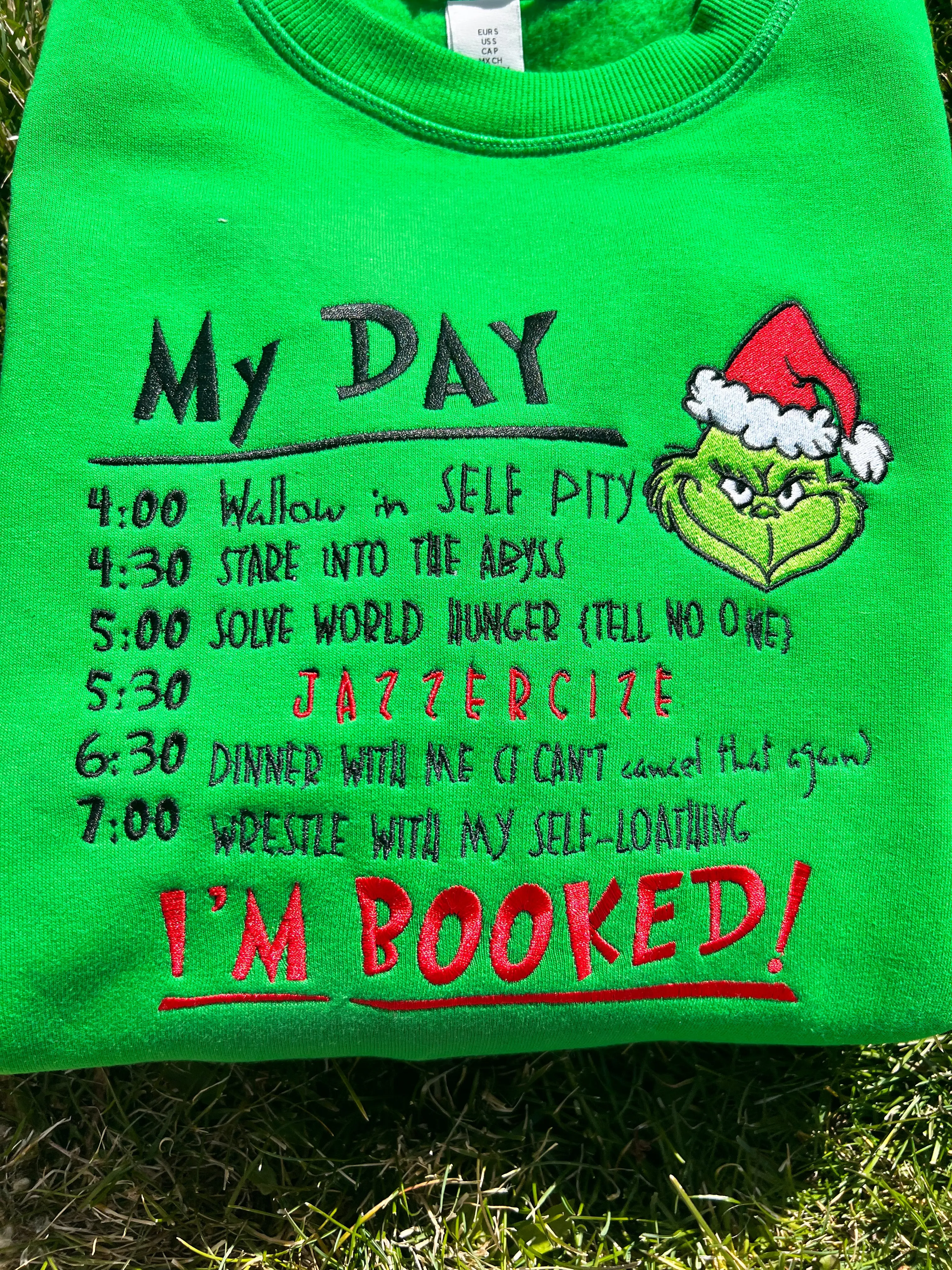 My Day UNISEX Embroidered Sweatshirts, Gifts for her